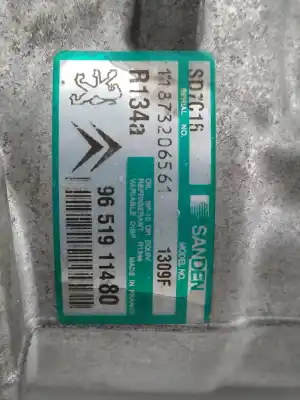 Pezzo di ricambio per auto di seconda mano compressore aria condizionata per peugeot 307 break/sw (s2) * riferimenti oem iam sd7c161309f  9651911480