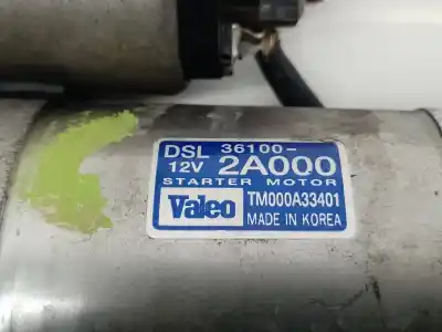 Peça sobressalente para automóvel em segunda mão motor de arranque por kia cee´d active referências oem iam 361002a000  