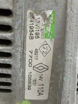 Автозапчасти б/у генератор за renault kangoo (f/kc0) kangoo ссылки oem iam 7700105539  