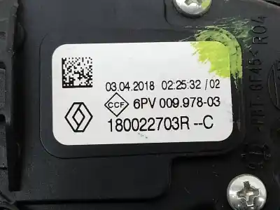 Автозапчастина б/у пotенціометр для dacia sandero * посилання на oem iam 180022703r  