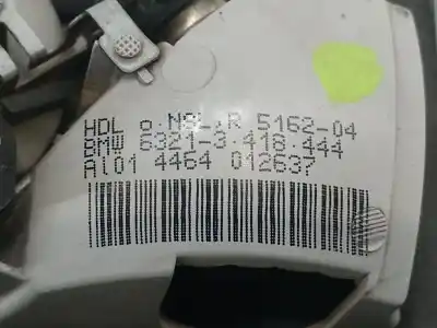 Peça sobressalente para automóvel em segunda mão farolim interior traseiro direito por bmw x3 (e83) 3.0d referências oem iam 63213418444  