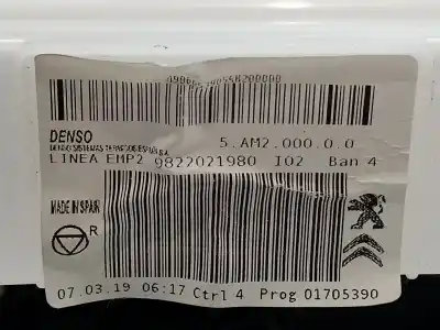 Peça sobressalente para automóvel em segunda mão aquecimento normal completo por peugeot rifter 1.2 12v e-thp / puretech referências oem iam 9822021980