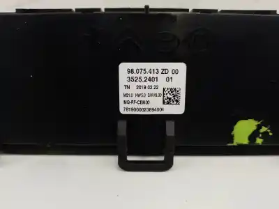 Peça sobressalente para automóvel em segunda mão comando de sofagem (chauffage / ar condicionado) por peugeot rifter 1.2 12v e-thp / puretech referências oem iam 98075413zd