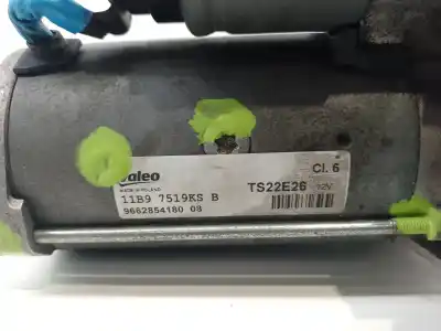 Peça sobressalente para automóvel em segunda mão motor de arranque por peugeot rifter 1.2 12v e-thp / puretech referências oem iam 9662854180