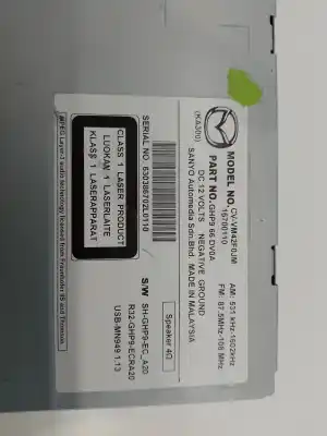Автозапчасти б/у аудиосистема / радио cd за mazda cx-5 (ke, gh) 2.2 d awd (ke2aw) ссылки oem iam ghp966dv0a ghp966dv0a ghp966dv0a