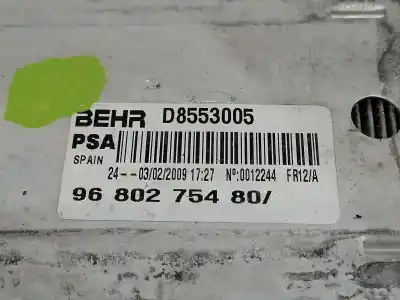 Second-hand car spare part intercooler for citroen c3 picasso collection oem iam references 9680275480 d8553005 