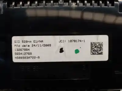 Pezzo di ricambio per auto di seconda mano display multifunzione per opel astra j (p10) 1.7 cdti (68) riferimenti oem iam 13267984 565412769 13285122