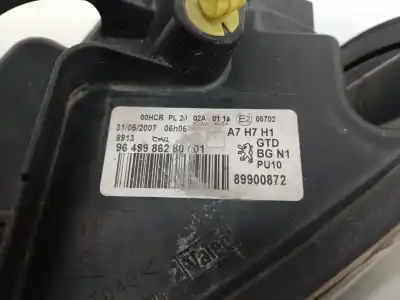 Piesă de schimb auto la mâna a doua FAR STÂNGA pentru PEUGEOT 207  Referințe OEM IAM 9649986280 9649986280 9649986280