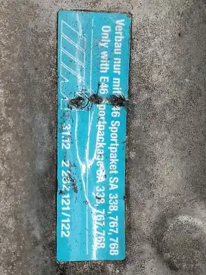 Peça sobressalente para automóvel em segunda mão braço de suspensão inferior esquerdo dianteiro por bmw 3 compact (e46) 318 ti referências oem iam 338767768