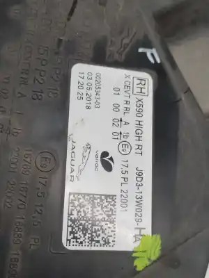 Second-hand car spare part right headlight for jaguar i-pace first edition oem iam references j9d313w029 j9d313w029 j9d313w029