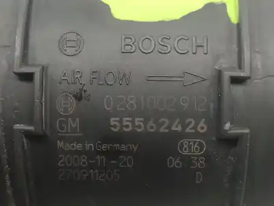 Gebrauchtes Autoersatzteil luftmassenmesser zum opel insignia berlina 1.6 cdti dpf oem-iam-referenzen 0281002912 55562426 