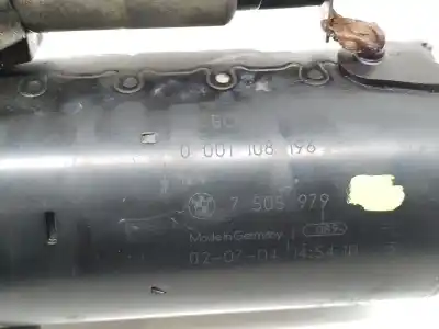 Second-hand car spare part starter motor for bmw 3 compact (e46) 318 ti oem iam references 7505979 7505979 7505979