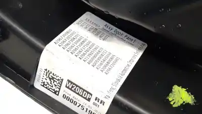 Автозапчастина б/у обликка задніх правіх дверей для mercedes clase c (w206) c 220 d (206.016, 206.004) посилання на oem iam a2067304201 a2067304201 a2067304201