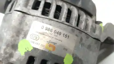 Pezzo di ricambio per auto di seconda mano alternatore per mazda 2 (dy) 1.4 cd riferimenti oem iam 0986049151 0986049151 0986049151
