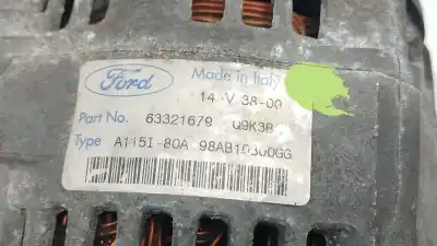 Автозапчастина б/у генератор для ford focus i (daw, dbw) 1.6 16v посилання на oem iam 63321679 63321679 63321679