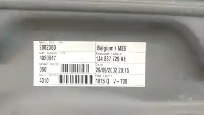 Second-hand car spare part driver left window regulator for vw bora i (1j2) 1.9 tdi oem iam references 1j959801c 1j959801c 1j959801c