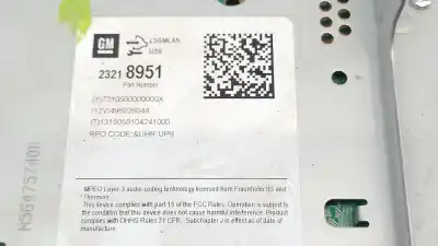 Second-hand car spare part audio system / radio cd for opel astra j (p10) 1.6 cdti (68) oem iam references 23218951 23218951 23218951