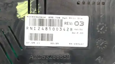 Second-hand car spare part dashboard for renault megane iii fastback (bz0/1_, b3_) 1.5 dci (bz09, bz0d, bz1w, bz29, bz14) oem iam references a2c53363614 a2c53363614 a2c53363614