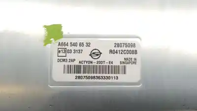 Автозапчастина б/у перевір блоку управління для ssangyong actyon sports i (qj) 2.0 xdi посилання на oem iam a6645406532 a6645406532 a6645406532