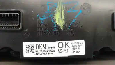 Peça sobressalente para automóvel em segunda mão comando de sofagem (chauffage / ar condicionado) por kia optima (jf) 1.7 crdi referências oem iam 97250d4812wk 97250d4812wk 97250d4812wk