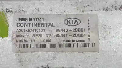Second-hand car spare part automatic gearbox control unit for kia optima (jf) 1.7 crdi oem iam references 954402dbb1 954402dbb1 954402dbb1