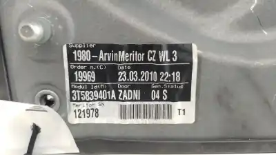 Автозапчасти б/у регулятор стекла заднего левого за skoda superb ii (3t4) 1.8 tsi 4x4 ссылки oem iam 8k0959811a 8k0959811a 8k0959811a