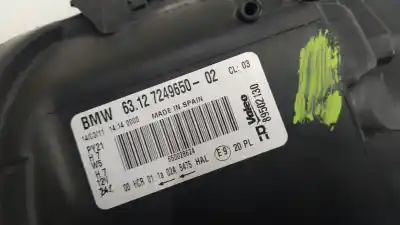 Second-hand car spare part right headlight for bmw 1 (e81) 116 d oem iam references 7249650 7249650 7249650