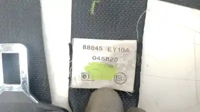 Автозапчастина б/у задній лівий ремін безпеки для nissan qashqai / qashqai +2 i (j10, nj10, jj10e) 1.5 dci посилання на oem iam 88845ey10a 88845ey10a 88845ey10a