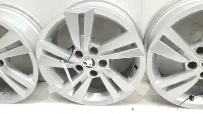 Автозапчастина б/у комплект коліс для skoda fabia iii (nj3) 1.0 tsi посилання на oem iam 6v0601025m 6v0601025m 6v0601025m