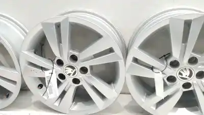 Автозапчастина б/у комплект коліс для skoda fabia iii (nj3) 1.0 tsi посилання на oem iam 6v0601025m 6v0601025m 6v0601025m