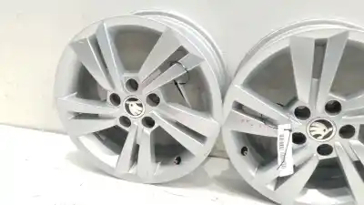 Автозапчастина б/у комплект коліс для skoda fabia iii (nj3) 1.0 tsi посилання на oem iam 6v0601025m 6v0601025m 6v0601025m