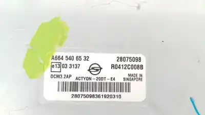 Second-hand car spare part power management control unit for ssangyong actyon i 2.0 xdi oem iam references 28075098 r0412c008b 