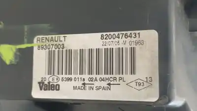 Автозапчастина б/у права фа для renault megane ii (bm0/1_, cm0/1_) 1.6 16v (bm0c, cm0c) посилання на oem iam 8200476431 8200476431 8200476431