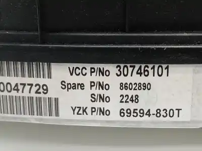 Автозапчасти б/у приборная доска за volvo xc90 2.4 turbodiesel cat ссылки oem iam 30746101 69594930t 0047729