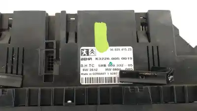 Pièce détachée automobile d'occasion commande de climatisation / chauffage pour citroen c5 ii break (re_) 2.0 hdi (rerhrh) références oem iam 96829415zd 96829415zd 96829415zd
