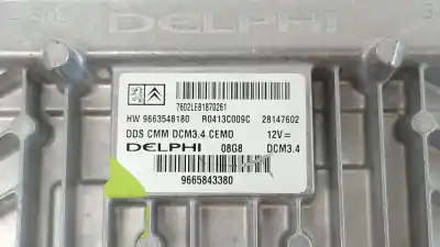 İkinci el araba yedek parçası kontrol ünitesini kontrol edin için citroen c5 ii break (re_) 2.0 hdi (rerhrh) oem iam referansları 9663548180 9663548180 9663548180
