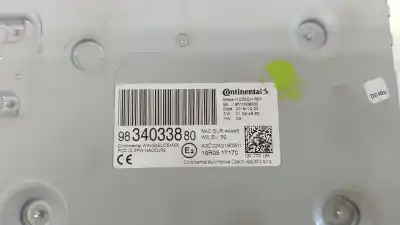 Second-hand car spare part audio system / radio cd for citroen c4 cactus 1.2 thp 110 oem iam references 9834033880 9834033880 9834033880