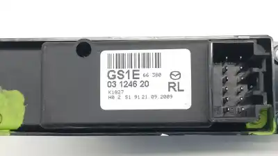 Second-hand car spare part rear left power window switch for mazda 6 hatchback (gh) 1.8 mzr oem iam references gs1e03124620 gs1e03124620 gs1e03124620