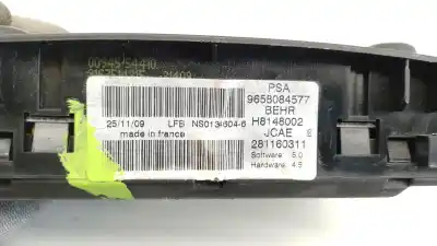 Peça sobressalente para automóvel em segunda mão comando de sofagem (chauffage / ar condicionado) por citroen c4 i (lc_) 1.6 hdi referências oem iam 9658084577 9658084577 9658084577