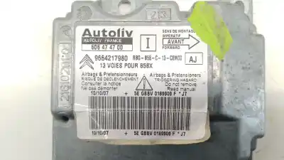 Second-hand car spare part airbag control unit for citroen c4 picasso i monospace (ud_) 2.0 hdi 138 oem iam references 9664217980 606474700 