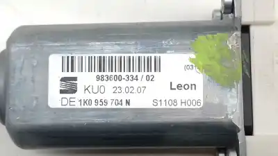 Автозапчастина б/у регулятор скла заднього правого для seat leon (1p1) 2.0 tdi 16v посилання на oem iam 1k0959704n 1k0959704n 1k0959704n
