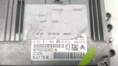 Pezzo di ricambio per auto di seconda mano controllare unità di controllo per citroen c4 i (lc_) 1.6 hdi riferimenti oem iam 0281011863 9661773380 