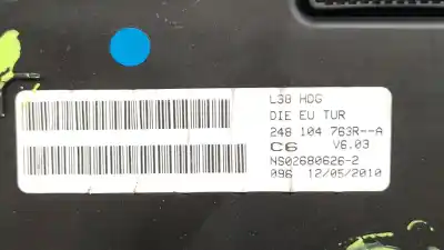 Peça sobressalente para automóvel em segunda mão quadrante por renault fluence (l3_) 1.5 dci (l30b) referências oem iam 248104763r 248104763r 248104763r