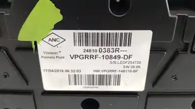 Автозапчастина б/у панель інструментів для renault clio iv (bh_) 1.5 dci 90 посилання на oem iam 248100383r 248100383r 248100383r