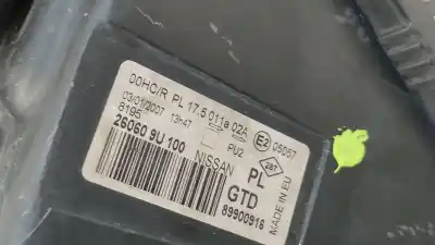 Second-hand car spare part left headlight for nissan note (e11, ne11) 1.5 dci oem iam references 89900916 89900916 89900916