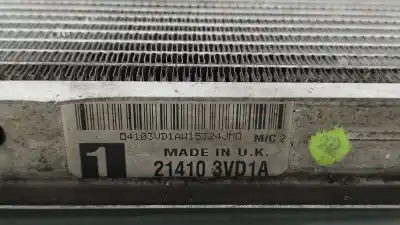 Second-hand car spare part water radiator for nissan note (e12) 1.5 dci oem iam references 214103vd1a 214103vd1a 214103vd1a