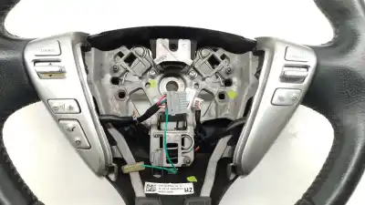 Second-hand car spare part steering wheel for nissan note (e12) 1.5 dci oem iam references 484303vw2b 484303vw2b 484303vw2b