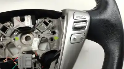 Second-hand car spare part steering wheel for nissan note (e12) 1.5 dci oem iam references 484303vw2b 484303vw2b 484303vw2b