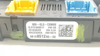 Автозапчасти б/у блок реле/предохранителей за citroen c4 cactus 1.5 bluehdi 100 ссылки oem iam 9819851280 9819851280 9819851280