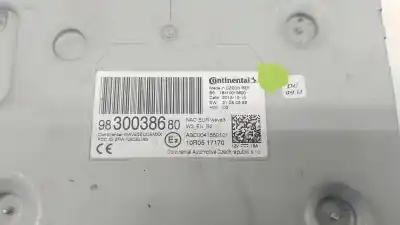 Second-hand car spare part audio system / radio cd for citroen c4 cactus 1.5 bluehdi 100 oem iam references 9830038680 9830038680 9830038680